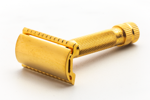 Merkur 34C HD Gold Plated DE Safety Razor | Pre-Owned