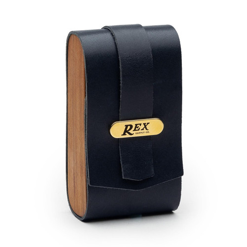 Rex Supply Co. | Navy & Gold Double Edge Safety Razor Case