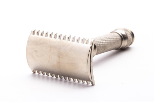 1920's Gillette Milady Decollete DE Safety Razor  | Factory Nickel Revamp