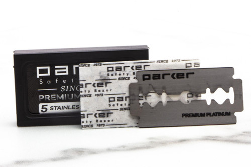 Parker | Premium Platinum Stainless Steel Double Edge Razor Blade