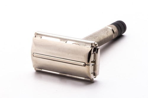 1952 X2 Gillette Black Tip Super Speed Safety Razor | Original Condition