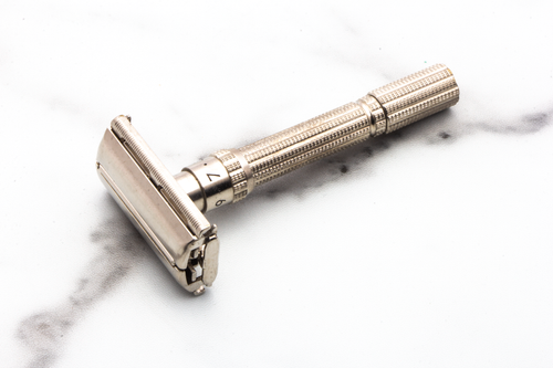 1964 J1 Gillette Slim Adjustable Double Edge Safety Razor | Original Condition