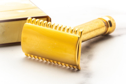 1921 Gillette New Deluxe Double Edge Safety Razor Set | Original Condition