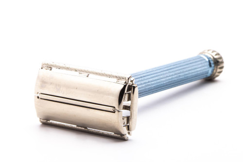 1970 P1 Gillette Lady Blue Star Double Edge Safety Razor | Original Condition