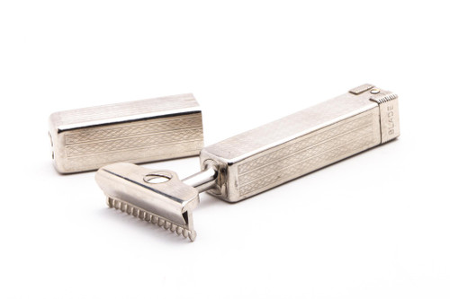 1930's Schick Type C Repeating Injector Razor | Factory Nickel Revamp