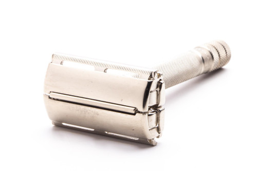 1940's Gillette TTO Milord Double Edge Safety Razor | Factory Nickel Revamp