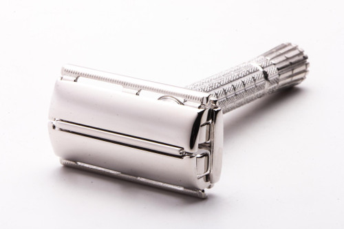 1959 E1 Gillette Flare Tip Super Speed Safety Razor  | Rhodium Revamp