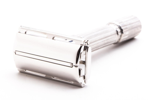 1959 E3 Gillette Fatboy Adjustable Double Edge Safety Razor | Rhodium Revamp Copy