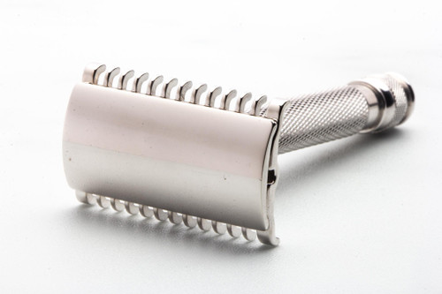 1930's Gillette NEW Long Comb Ball End  Handle Safety Razor | Rhodium Revamp