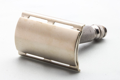 1940's Gillette Ball End Three Piece Travel Razor Set With Metal Case| Original Condition