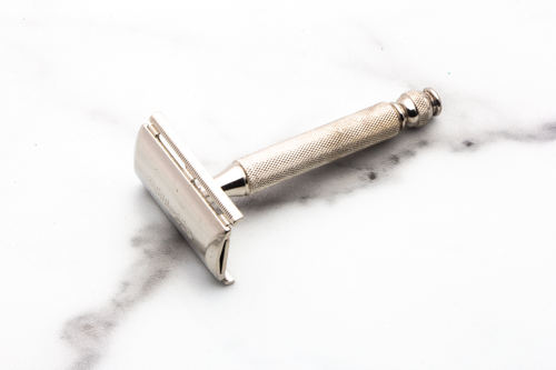 1965 K2 Gillette Ball End Tech Double Edge Safety Razor  | Original Condition