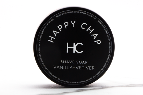Happy Chap | Vanilla + Vetiver Shave Soap