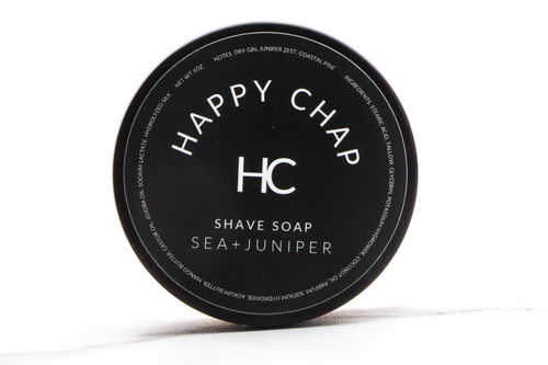 Happy Chap | Sea + Juniper Shave Soap