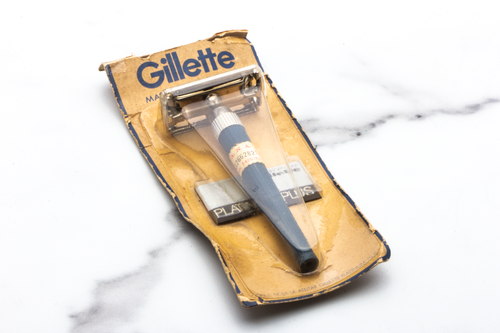 1978 Y3 Gillette TTO Knack Double Edge Safety Razor | New Old Stock