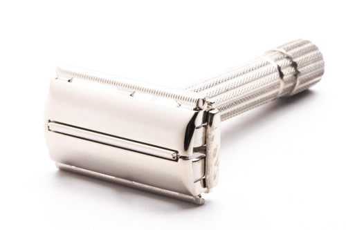 1953-54 Gillette President Double Edge Safety Razor | Factory Nickel Revamp