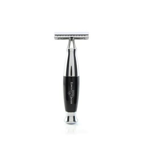 Edwin Jagger | Black & Chrome Double Edge Safety Razor
