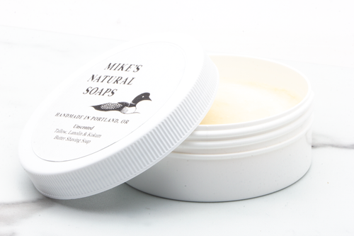 Mike's Naturals | Unscented Shaving Soap