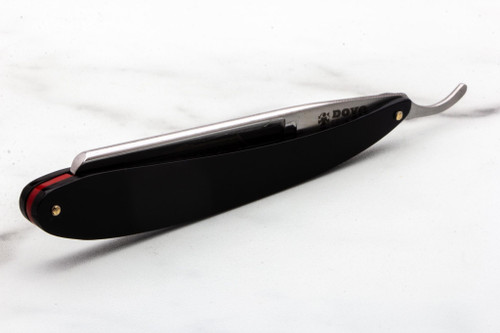 5/8" Restored Dovo Solingen Straight Razor With Red Wedge Accent