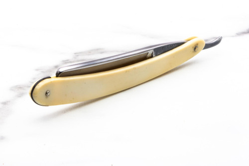 5/8" Restored Dovo Bismarck 406 Straight Razor With Coffin