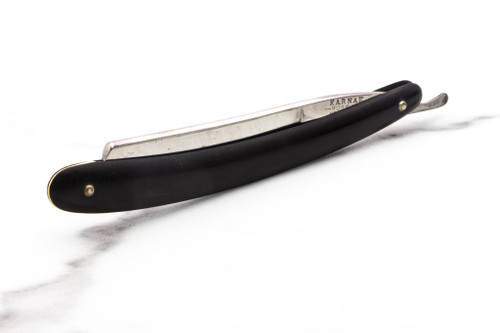 5/8" Vintage Restored Karnak More Co. Straight Razor With Coffin