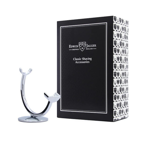 Edwin Jagger | Crescent Chrome Razor Stand with Solid Base