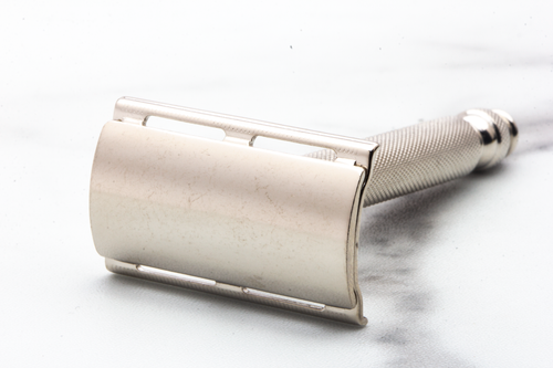 1954 Z1 Gillette Ball End Double Edge Safety Razor | Factory Nickel Revamp