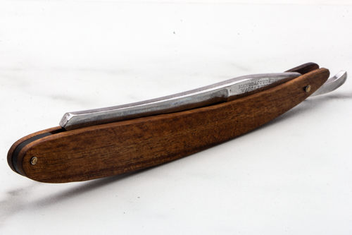 5/8" Vintage Restored Wade & Butcher Straight Razor with Wood Scales