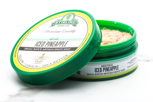 Stirling Shave Co. | Iced Pineapple with Menthol Shaving Soap