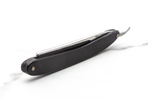 6/8" Vintage Restored "The Celebrated" Frederick Reynolds Straight Razor with Black Horn Scales