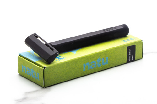 Natu Razor | Black Pivoting Head Single Edge Safety Razor