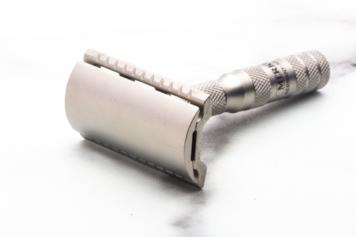 Merkur | Travel Razor 933 INOX with Leather Case