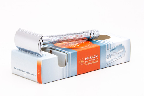 Merkur 25C Open Comb Long Handle Double Edge Safety Razor