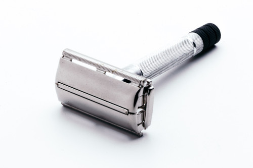 1951 W4 Gillette Black Tip DE Super Speed Safety Razor | Original Condition