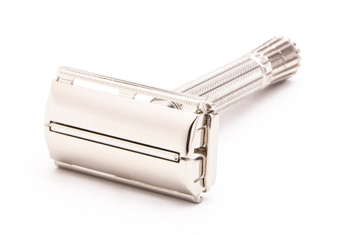 1958 D3 Gillette TV Special Super Speed Safety Razor | Factory Nickel Revamp