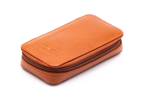 Parker | Leather Wallet Size Safety Razor Travel Case