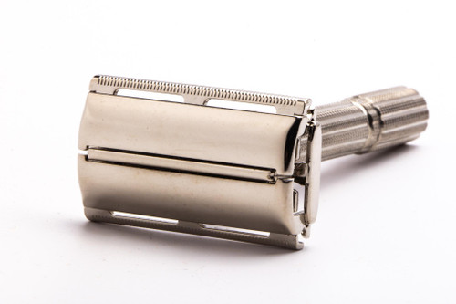 1965 K3 Gillette Slim Adjustable Double Edge Safety Razor | Factory Nickel Revamp