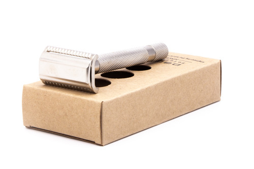 Parker | 55SL Satin Chrome Slant  DE Safety Razor