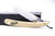 6/8" Ertan The Elegant Carbon Straight Razor | Horn Scales