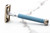 1962 H4 Gillette Blue Star Lady Gillette DE Safety Razor | Factory Nickel Revamp