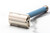 1962 H4 Gillette Blue Star Lady Gillette DE Safety Razor | Factory Nickel Revamp