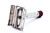 1955 A4 Gillette Red Tip Heavy Super Speed Safety Razor | Factory Nickel Revamp