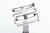 1959 E2 Gillette Heavy Red Tip Super Speed Double Edge Safety Razor | Rhodium Revamp