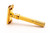 1963 I3 Gillette Slim Aristocrat Adjustable Double Edge Safety Razor | 24k Gold Revamp