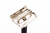 1974 U4 Gillette Black Handle Super Speed Safety Razor  |  Factory Nickel Revamp