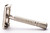 1959 E1 Gillette TTO Flare Tip Super Speed Safety Razor  | Factory Nickel Revamp