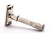1960 F1 Gillette Fatboy Adjustable TTO Double Edge Safety Razor  | Factory Nickel Revamp