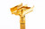 1960 F2 Gillette TTO Fatboy Adjustable DE Safety Razor | 24K Gold Revamp