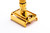 1960 F2 Gillette TTO Fatboy Adjustable DE Safety Razor | 24K Gold Revamp