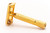 1955 A2 Gillette President Double Edge Safety Razor Set | 24K Gold Revamp