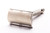 1966 L2 Gillette Ball End Tech 3 Piece Double Edge Razor | Factory Nickel Revamp